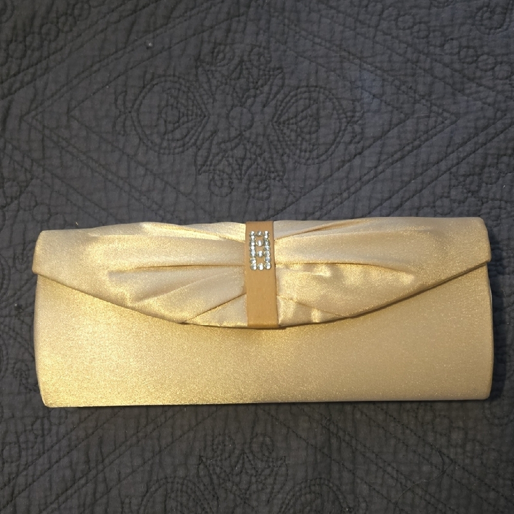 Elegant Gold Clutch